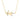 Two-Toned Yellow and White Gold Musical Notes Necklace