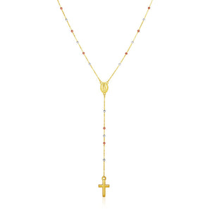 Lariat Rosary Necklace